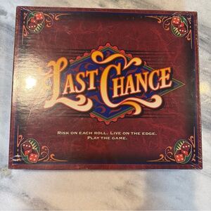 NEW Vintage 1995 Last Chance Dice Game Milton Bradley Unused, Complete